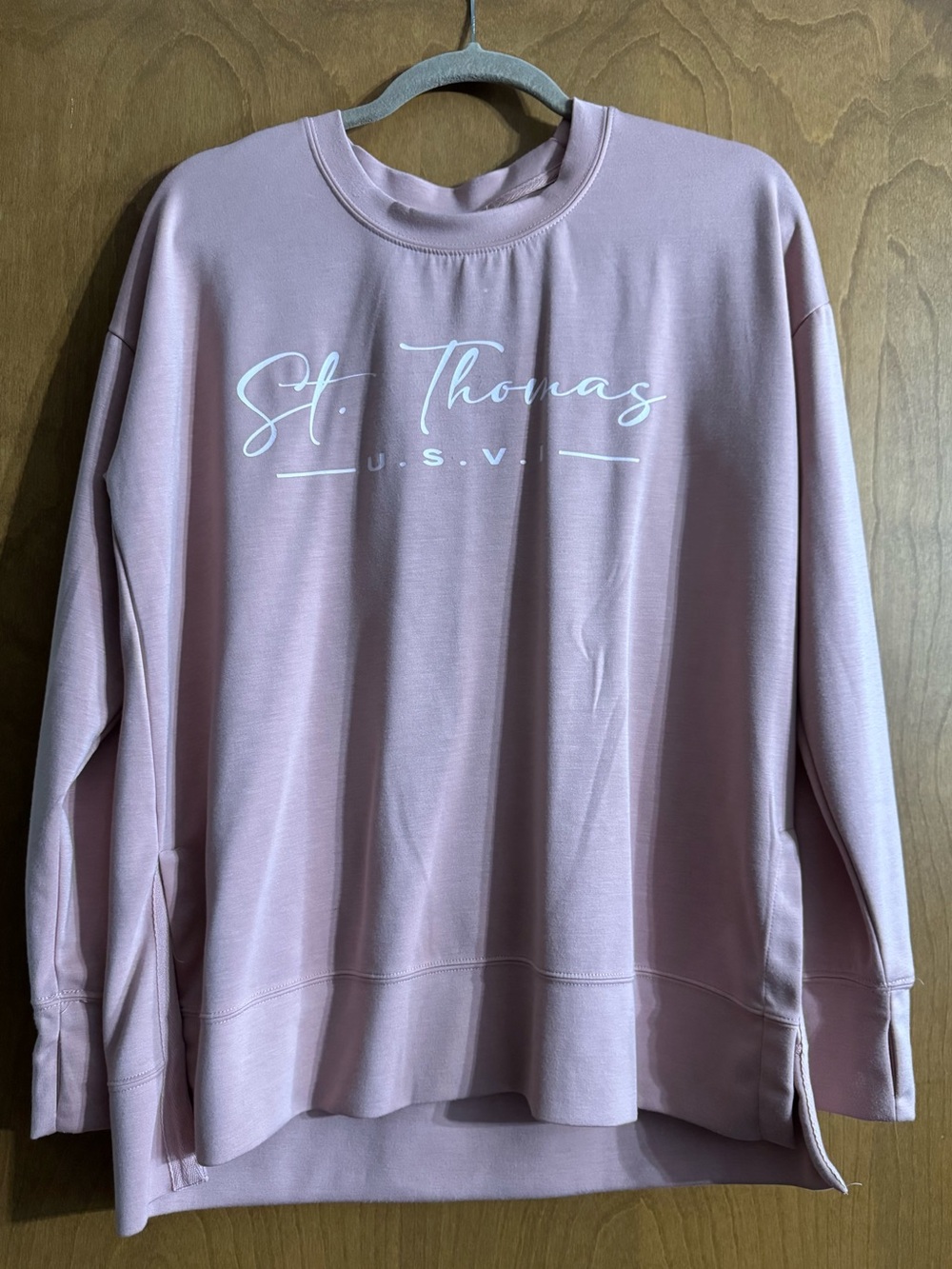 U.S.V.I. Pink Crewneck Sweatshirt